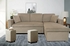 NAPOLI 3 + 3 Seater Electric Recliner Sofa Set in Grey Faux Suede