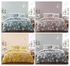 New Duvet Sets Quilt Cover Pillow cases Modern Blue Aqua White Stripe Bedding