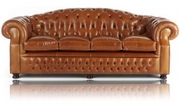 Regency Upholstery Leather Chesterfields