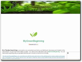 http://www.mygreenbeginning.com website