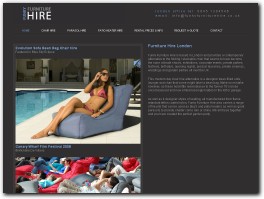 http://www.funkyfurniturehire.co.uk website