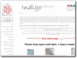 http://www.indigoshowers.co.uk website