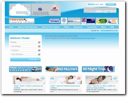 http://www.snugmattress.co.uk website
