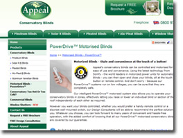 Motorised blinds