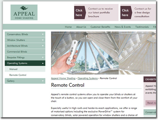 Motorised blinds