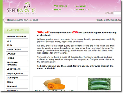 Vegetable Seeds Online