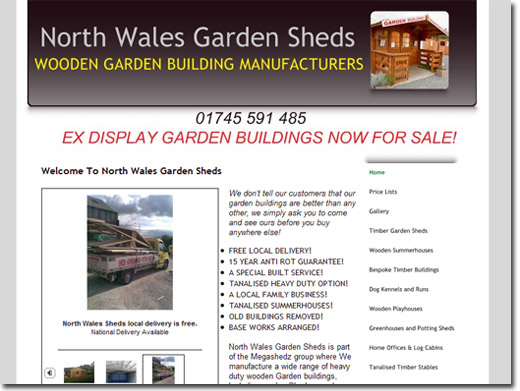 http://www.northwalesgardensheds.co.uk website