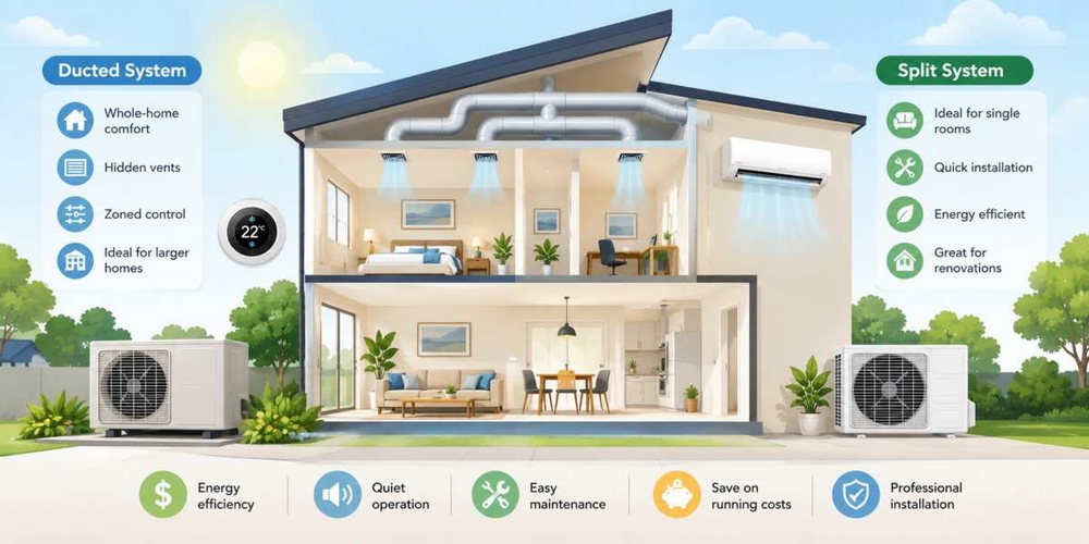 Ducted Split System - Which Air Conditioning is Right for Your Home?