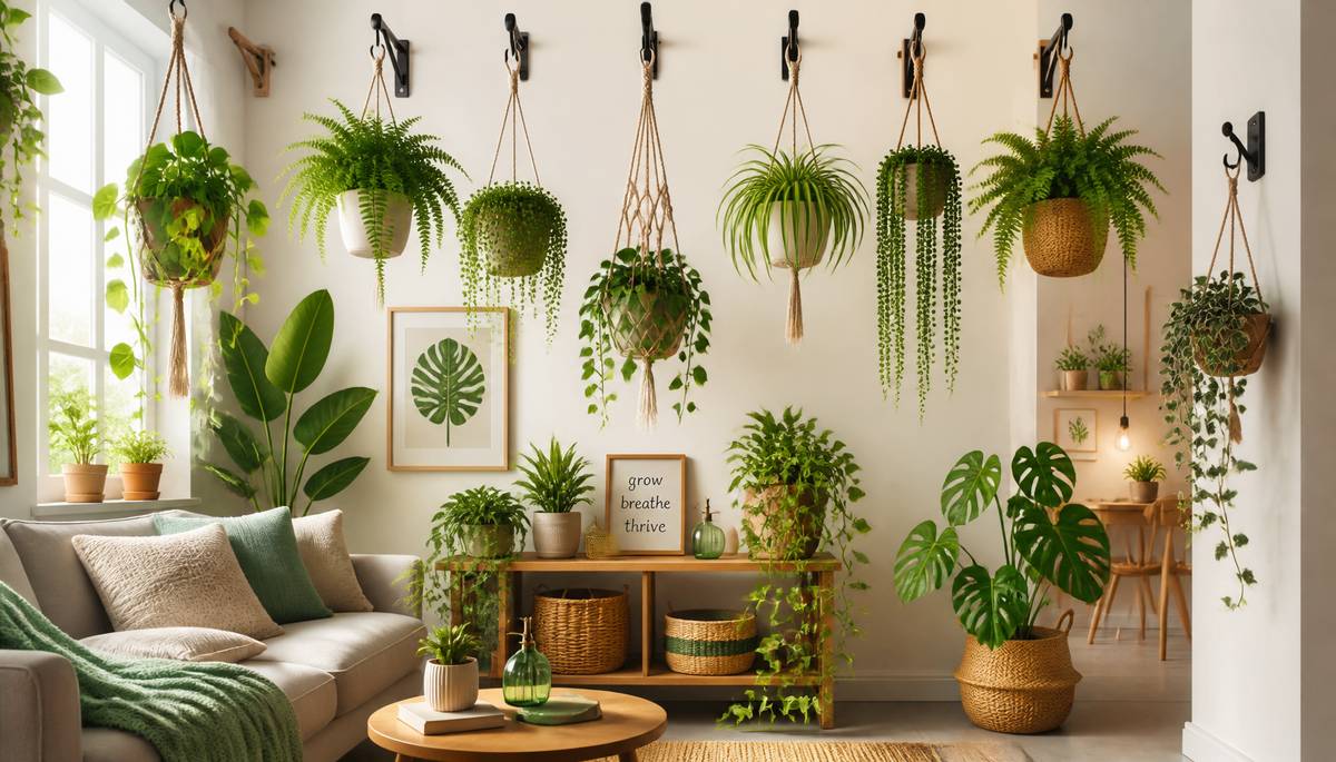 Transform Your Space with Indoor Plant Hanger Hooks: A Simple Guide to Stylish Greenery