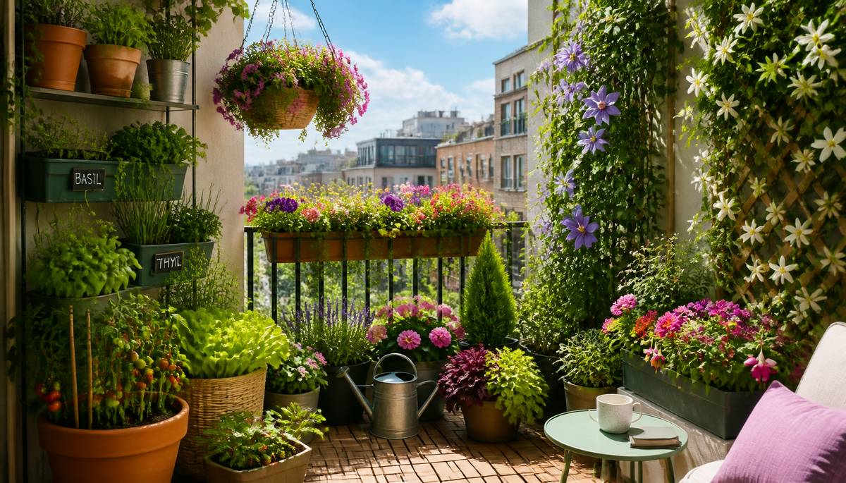 The Best Plants for Small Urban Gardens and Balconies