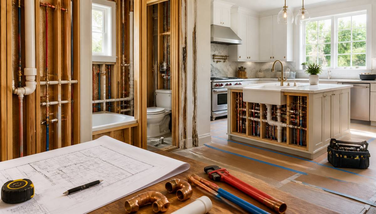 Plumbing Considerations Before a Kitchen or Bathroom Remodel