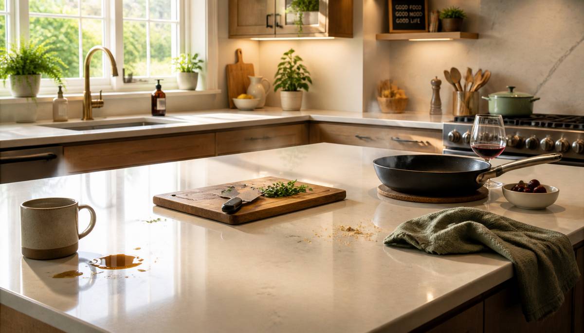 Choosing a Kitchen Worktop Based on Maintenance Reality Not Showroom Lighting
