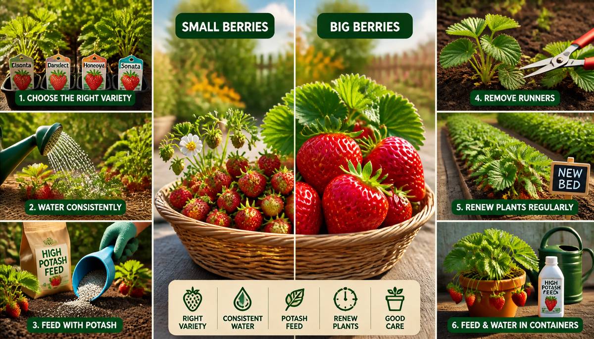 Why Are My Strawberries So Small? Advice from Pomona Fruits