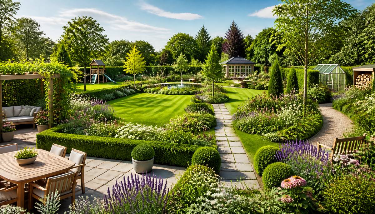 How to Make a Large Garden Feel Purposeful Instead of Empty