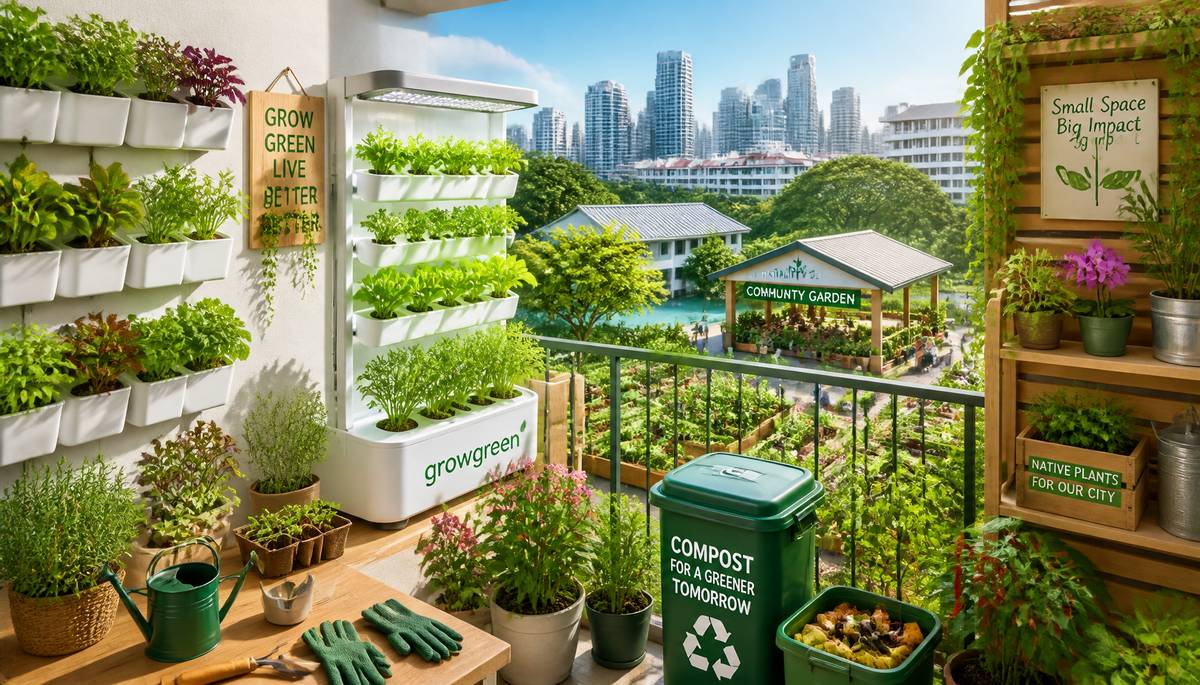 How is Singapore Setting The Standard For Sustainable Home Gardening?