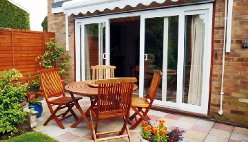 White Sliding Patio Doors