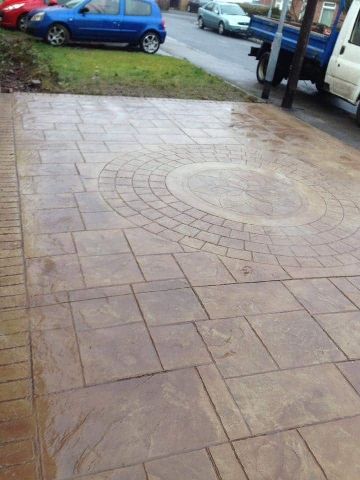 Concrete Imprint Driveways Middlesbrough