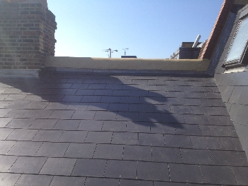 Slate roofing project
