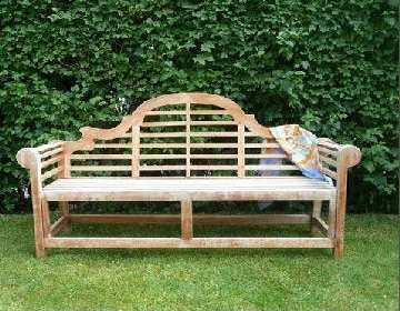 Heritage Solid Teak 4 Seater Lutyens Bench