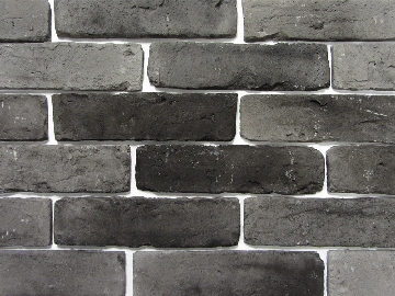 Old Graphite Brick Feature Wall Tile