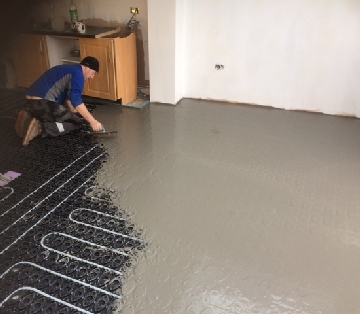 Screed Panels Installation