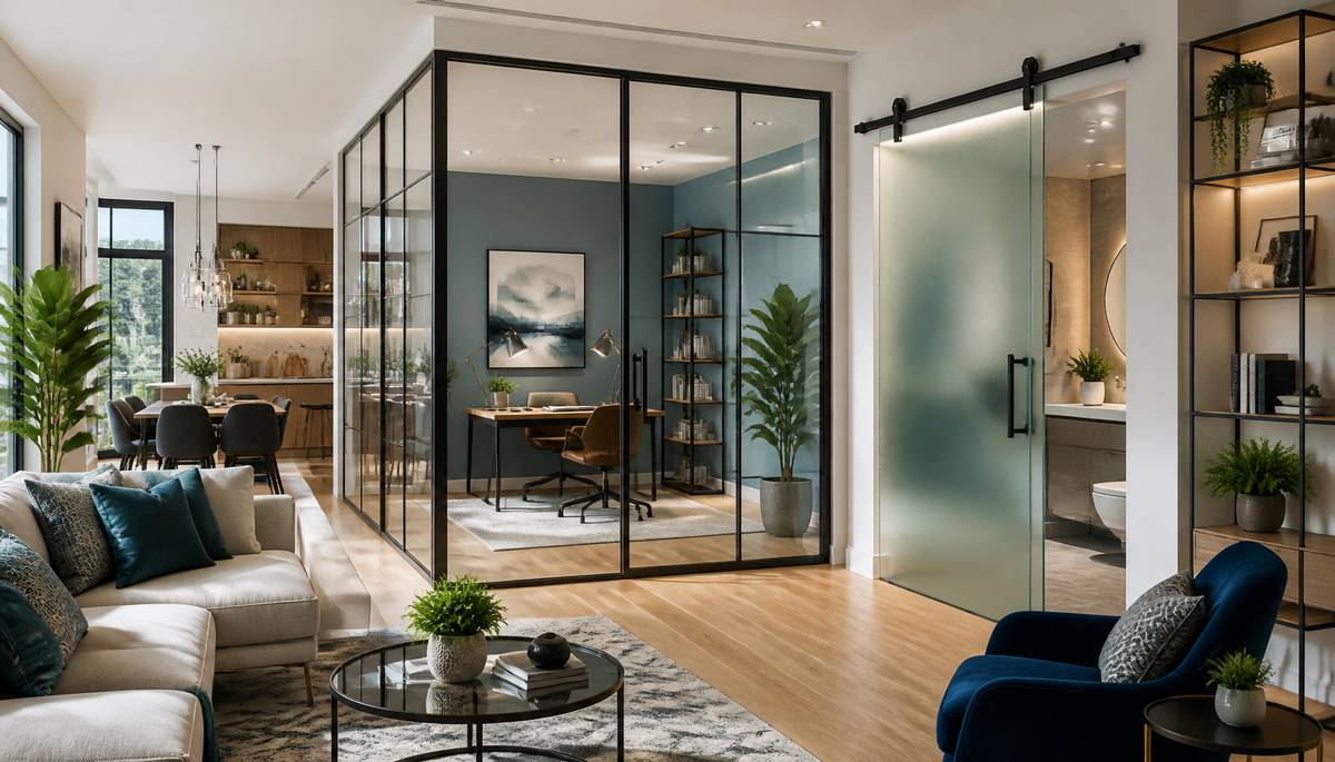 Creative Ideas for Custom Glass Room Dividers in Residential Homes