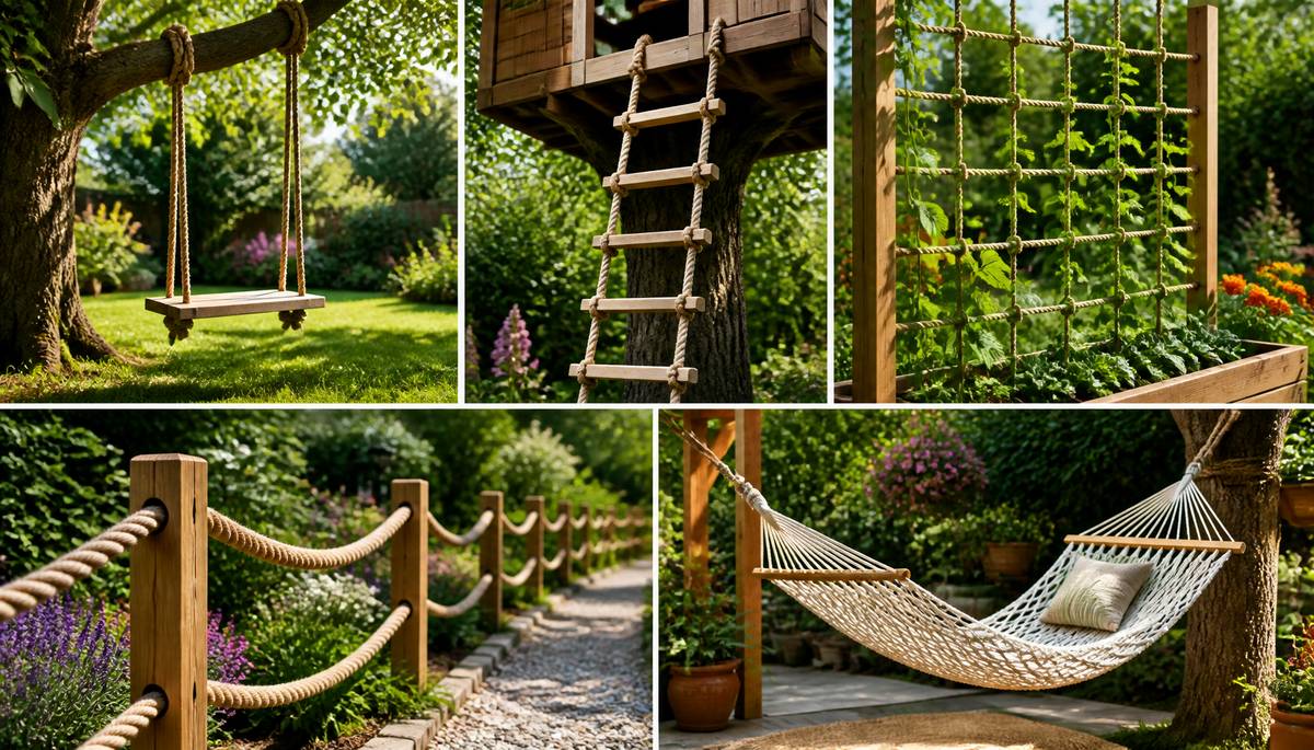 5 Creative Ways to Use Rope in Your Garden