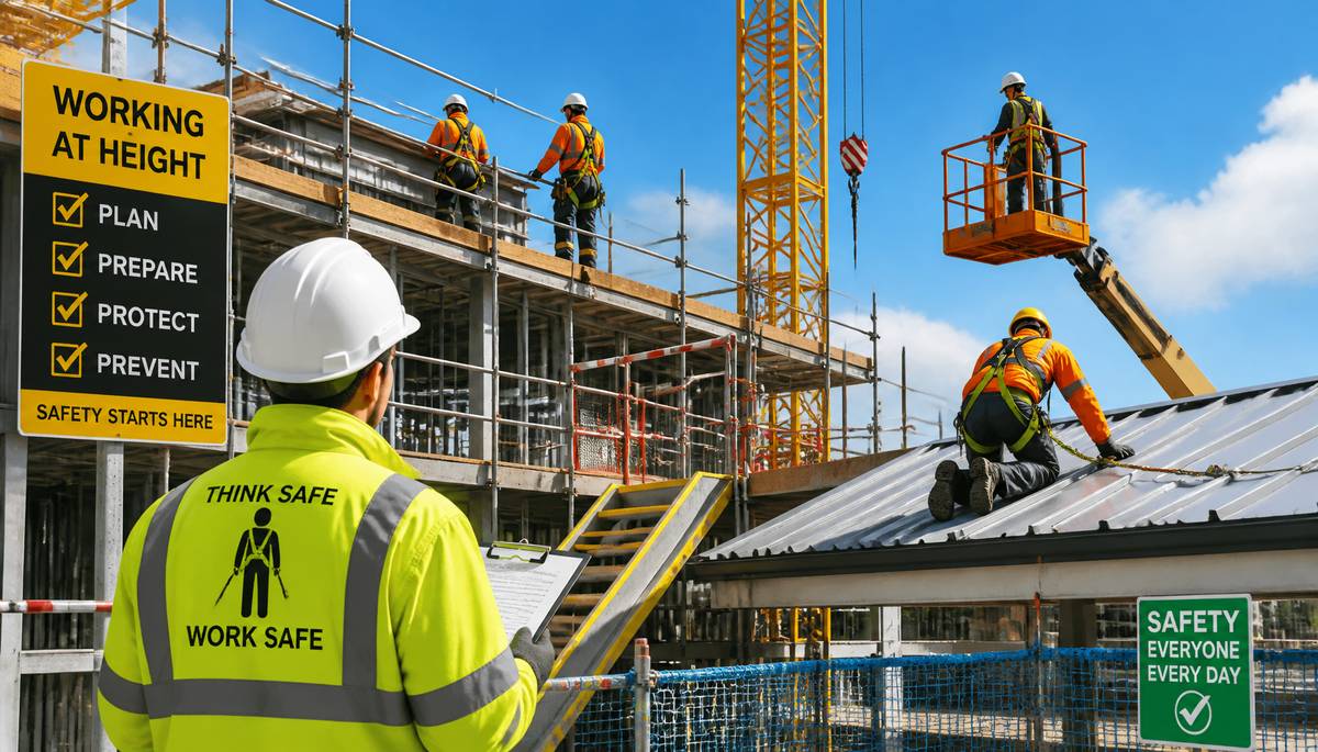 How To Avoid Falls When Working At Height On A Building Site