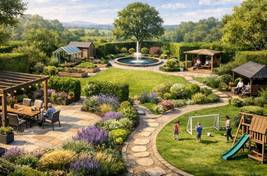 How to Make a Large Garden Feel Purposeful Instead of Empty