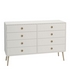 Softline Off White Wide Chest of Drawers 4+4