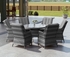 100% Aluminium LED Pergola Mid-Beam Support Louvered Roof + Windscreens 3 x 4m Grey