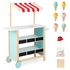 Wooden Pretend Play Kids Grocery Store with Chalkboard-Red