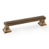 AW JESPER SQUARE CABINET PULL ANTIQUE BRASS