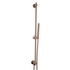 Shower Slider Rail Kit with Single Function Handset and Hose - Brushed Bronze