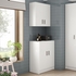 VITA 2 Door Multi Use Utility Shoe Cupboard - Oak