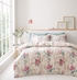 Duvet set stripe light brown cream bed quilt cover pillow cases natural bedding