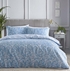 Duvet cover set navy white stripe 100% pure cotton 200 TC quality luxury bedding