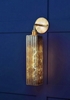 SIGNATURE SMALL GOLD LEAF BATHROOM WALL LIGHT IP44