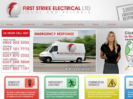 https://www.firststrikeelectrical.co.uk website