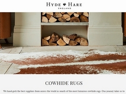 https://www.hydeandhare.com/collections/cowhide-rugs website