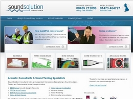 https://www.soundsolutionconsultants.co.uk/ website