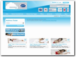 https://www.snugmattress.co.uk website