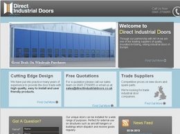 https://www.directindustrialdoors.co.uk/ website