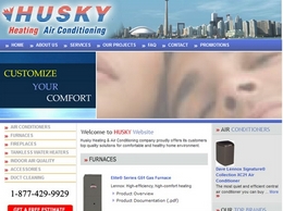 https://www.huskyair.com website