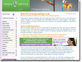 https://www.simply-lighting.co.uk website