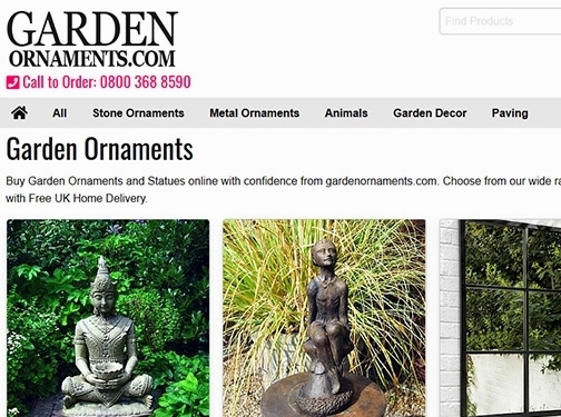 https://gardenornaments.com/ website