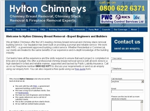 https://hyltonchimneys.co.uk/ website