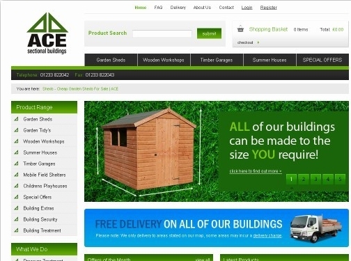 https://www.acesheds.co.uk website