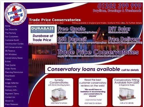 https://tradepriceconservatories.com/ website