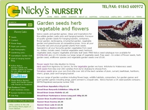 http://www.nickys-nursery.co.uk/ website